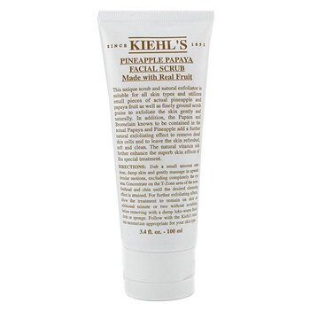 Pineapple Papaya Facial Scrub With Real Fruit Extracts