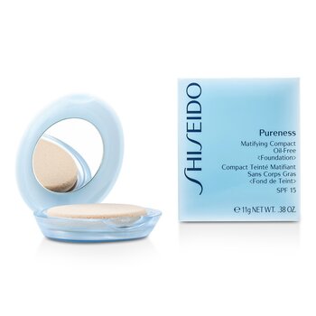 Pureness Matifying Compact Oil Free Foundation SPF15 (Case + Refill) - # 40 Natural Beige