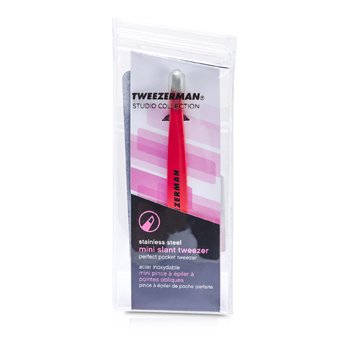 Tweezerman Pinzetta Mini Slant - Rosa (Collezione Studio)