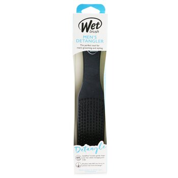 Wet Brush Districante da uomo in pelle - # Nero