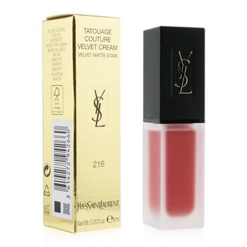 Yves Saint Laurent Tatouage Couture Velvet Cream Velvet Matte Macchia - # 216 Nude Emblem