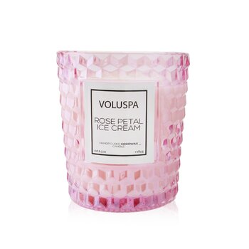 Voluspa Candela classica – Gelato ai petali di rosa