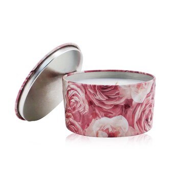 Voluspa Candela di latta con 2 stoppini - Rose Otto