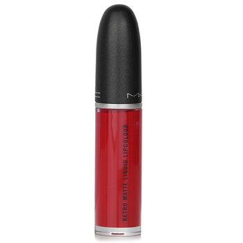 MAC Retro Matte Liquid Lipcolour - # 104 Fashion Legacy (Intense Fire Truck Red) (Matte)