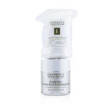 Eminence Peeling esfoliante alla radice di liquirizia dalla pelle chiara (con 35 rotondi di cotone a doppia trama)