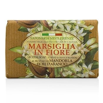 Sapone Vegetale Marsiglia In Fiore - Mandorle e Fiori d'Arancio