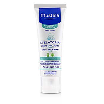 Mustela Stelatopia Crema Emolliente Viso - Azione Antiarrossamento