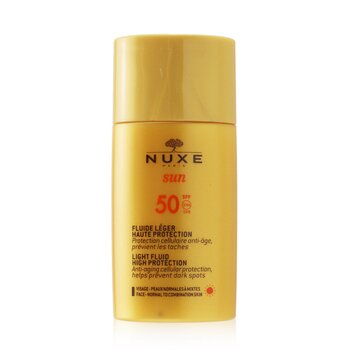 Nuxe Sun Light Fluid For Face - Alta protezione SPF50 (per pelli normali e miste)