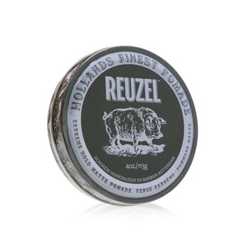 Reuzel Extreme Hold Matte Pomade (Extreme Hold, No Shine, Solubile in acqua)