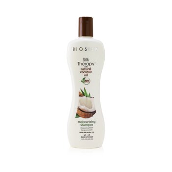 BioSilk Silk Therapy con Shampoo idratante allolio di cocco
