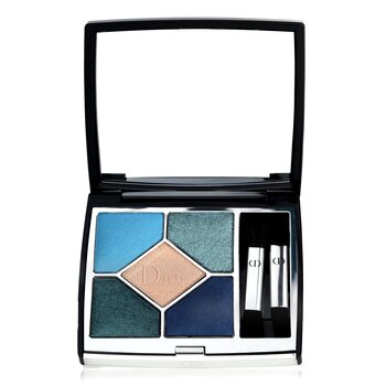 5 palette di ombretti in polvere cremosa a lunga tenuta Couleurs Couture - # 279 Denim