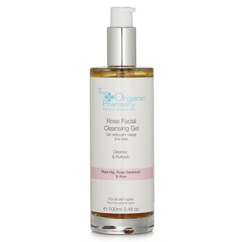 The Organic Pharmacy Gel detergente viso alla rosa