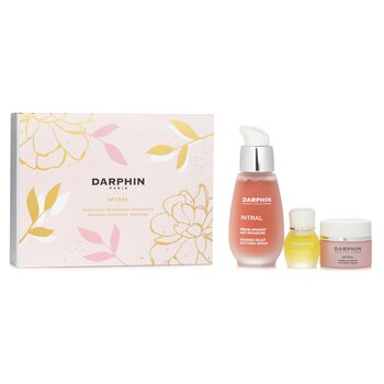 Darphin Set di meraviglie botaniche lenitive intral: siero lenitivo 30 ml + crema lenitiva 5 ml + cura aromatica alla camomilla 4 ml