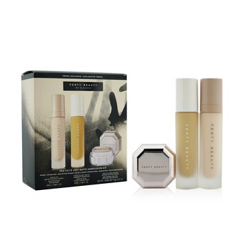 Fenty Beauty by Rihanna Kit Pro FiltR Soft Matte Carnagione: Fondotinta 32ml + Primer 32ml + Polvere Fissativa Ritocco Istantaneo 7,8g - #190