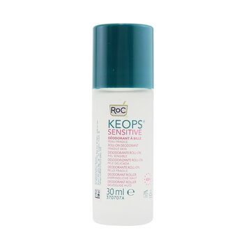 ROC KEOPS Sensitive Roll-On Deodorante 48H - Senza Alcool e Non Profumato (Pelle Fragile)
