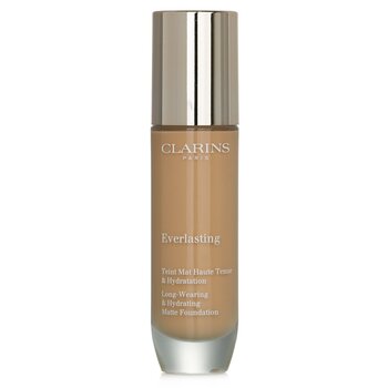 Clarins Fondotinta opaco a lunga tenuta e idratante eterno - # 110.5W Tawny