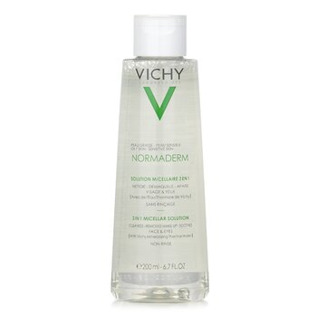 Vichy Normaderm 3 in 1 soluzione micellare - deterge, rimuove il trucco e lenisce viso e occhi (per pelli grasse/sensibili)