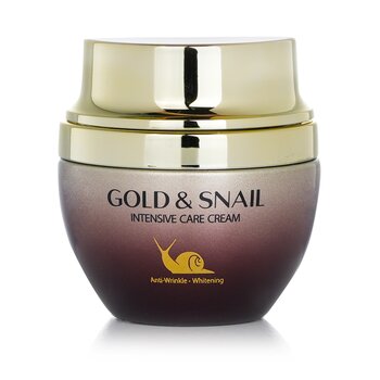 3W Clinic Crema per la cura intensiva Gold & Snail (sbiancante/antirughe)