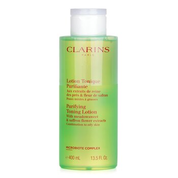 Clarins Lozione tonificante purificante con estratti di olmaria e fiori di zafferano - pelli miste e grasse