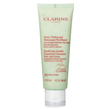 Clarins Detergente schiumogeno delicato purificante con erbe alpine ed estratti di olmaria - pelli miste e grasse