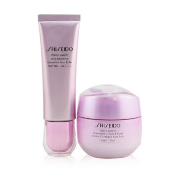 White Lucent Day & Night Emulsion Set: Brightening Day Emulsion SPF 50 PA+++ 50ml + Overnight Cream & Mask 75ml