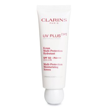 Clarins UV Plus [5P] Schermo idratante multi-protezione antinquinamento SPF 50 - Traslucido