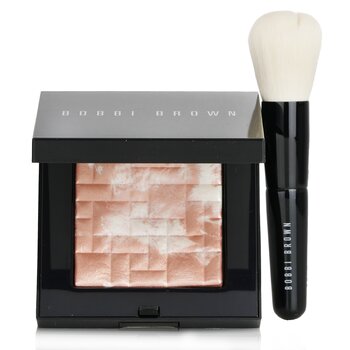 Bobbi Brown Set polvere illuminante (1x polvere illuminante + 1x mini pennello viso) - #Pink Glow