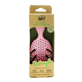 Wet Brush Go Green Mini Districante - # Rosa