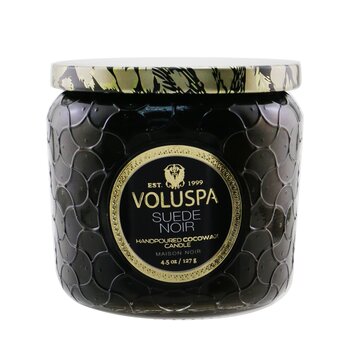 Voluspa Candela Petite Jar - Suede Noir