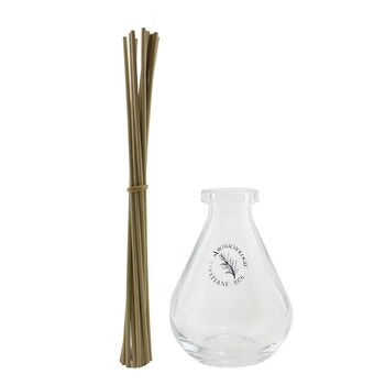 LOccitane Diffusore di profumo per la casa - Forma a goccia (bottiglia di vetro e canne)