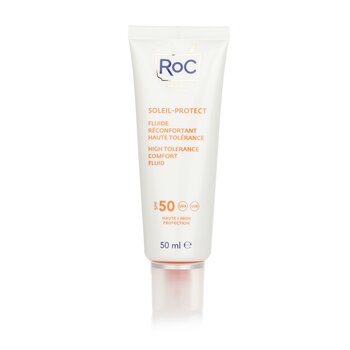 ROC Soleil-Protect Fluido Comfort ad Alta Tolleranza SPF 50 UVA e UVB (Conforta la Pelle Sensibile)