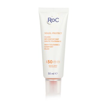 Soleil-Protect Fluido Comfort ad Alta Tolleranza SPF 50 UVA e UVB (Conforta la Pelle Sensibile)