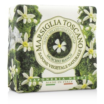 Sapone Vegetale Marsiglia Toscano Triplo Macinato - Muschio Bianco