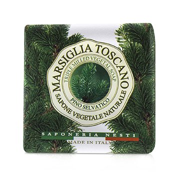 Sapone Vegetale Marsiglia Toscano Triplo Macinato - Pino Selvatico