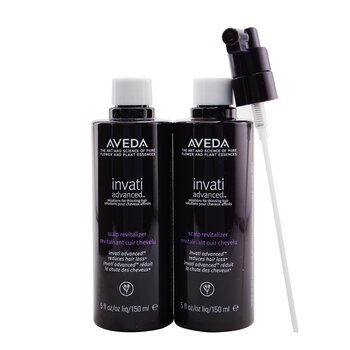 Aveda Invati Advanced Scalp Revitalizer - Soluzioni per il diradamento dei capelli (2 ricariche + pompa)