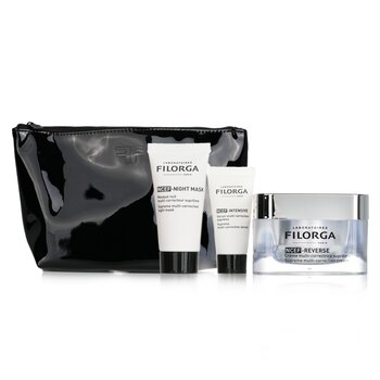 Set regalo Anti-Ageing Revolution (edizione limitata): 1x NCEF-Reverse Cream 50ml + 1x NCEF-Night Mask 15ml + 1x NCEF-Intensive Serum 7ml + 1bag