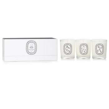 Diptyque Mini candela cofanetto: (Baies, Figuier, Roses)