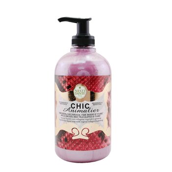 Nesti Dante Chic Animalier Hand & Face Liquid Soap With Vegetal Collagen & Ginseng - Wild Orchid, Red Tea Leaves & Tiare