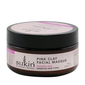 Sukin Maschera viso sensibile allargilla rosa (tipi di pelle sensibile)