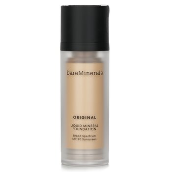 BareMinerals Fondotinta minerale liquido originale SPF 20 - # 03 Abbastanza leggero (per una pelle calda molto chiara con una delicata tonalità pesca)