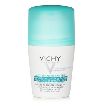 Vichy Roll-on anti-traspirante 48 ore - senza segni bianchi e macchie gialle (per pelli sensibili)