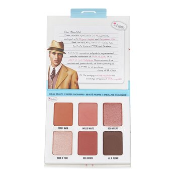 TheBalm Palette di ombretti per ordini maschili (6 ombretti) - # Domestic Male