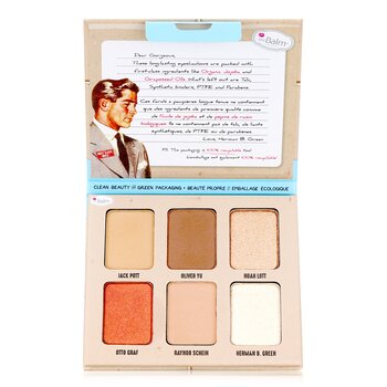 TheBalm Palette di ombretti per ordini maschili (6 ombretti) - # Maschile di prima classe