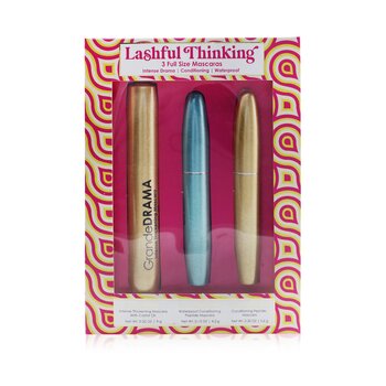 Grande Cosmetics (GrandeLash) Lashful Thinking Set (3x Mascara)