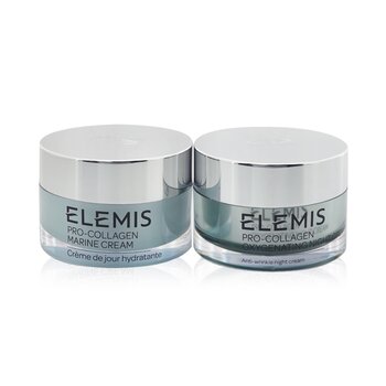 Hydrating Day & Night Duo Set: Pro-Collagen Marine Cream 50ml+ Pro-Collagen Oxygenating Night Cream 50ml