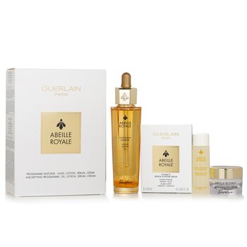 Programma anti-età Abeille Royale: Youth Watery Oil 50ml + Fortifying Lotion 15ml + Double R Serum 8x0.6ml + Day Cream 7ml