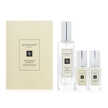 Jo Malone Cofanetto pera inglese e fresia: pera inglese e fresia 30 ml + salvia legnosa e sale marino 9 ml + campanula selvatica 9 ml