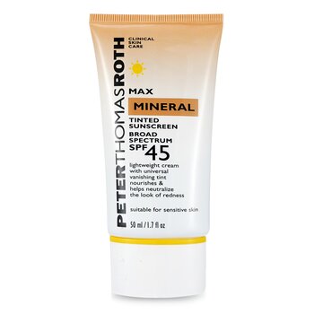 Peter Thomas Roth Max Mineral Crema Solare Colorata ad Ampio Spettro SPF 45