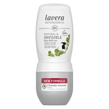 Lavera Deo Roll-On (Naturale & Invisibile) - Con Moringa Biologica e Minerali Naturali