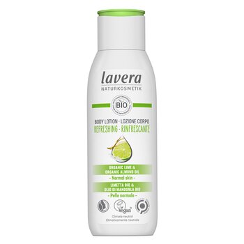 Lavera Body Lotion (Regreshing) - With Lime & Organic Almond Oil - For Normal Skin